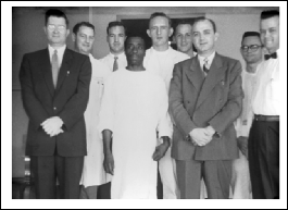 Historical group picture of hospital staff